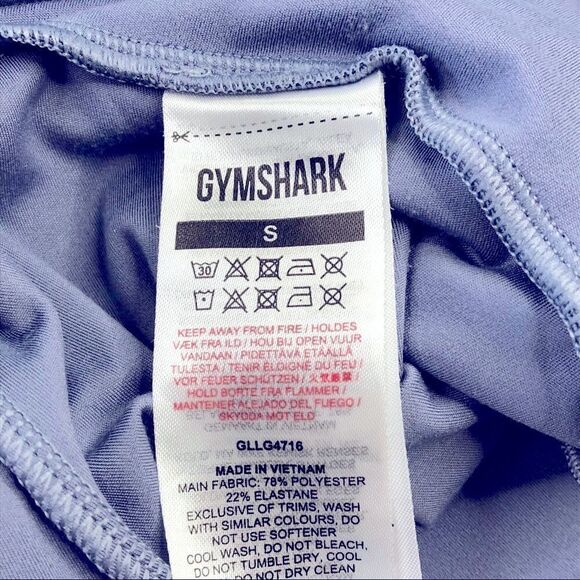GYM SHARK CAPRI LEGGINGS CROPPED TRAINING - Picture 5 of 6